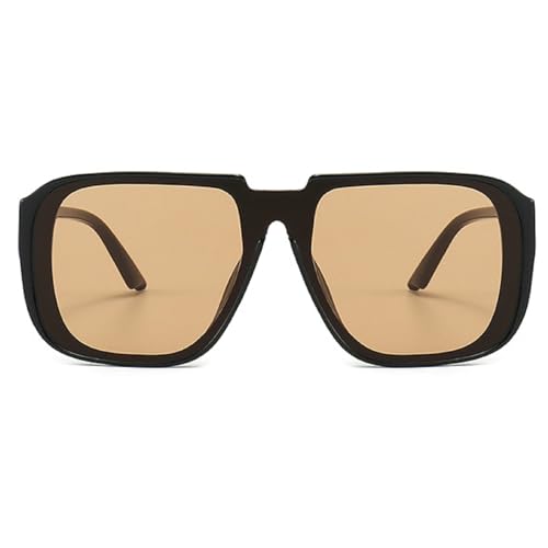 Retro Male Pilot Square Sunglasses For Women Men Fashion Vintage Luxury Champagne Sun Glasses Shades UV400 Eyeglasses