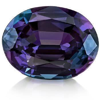 Piedra preciosa de alejandrita morada ratti para joyería de regalo
