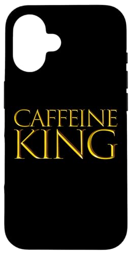Caffeine King Energy Drink Gli amanti del caffè tè verde Caffeina Custodia per iPhone 16