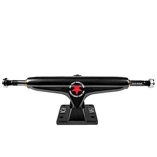 Iron-Trucks Iron 6.0" High Truck Skateboard, Adultes Unisexe, Noir Cover