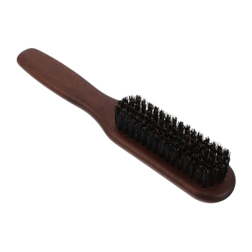 WOFASHPURET Men's Beard Brush Oil Hair Comb Barber Brush Wooden Styling Tool for Grooming