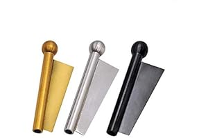 Pure Stainless Steel Bullet Snuff Bottle with 3-Pack Mixed Color Straw