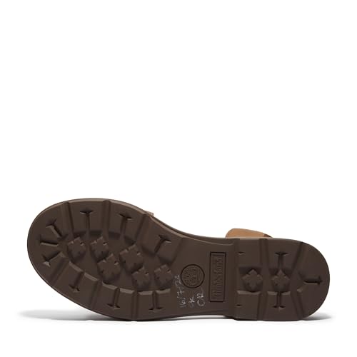Timberland Timberland Women's Calista Bay Backstrap Sandal, Rust Full Grain, 7 M US