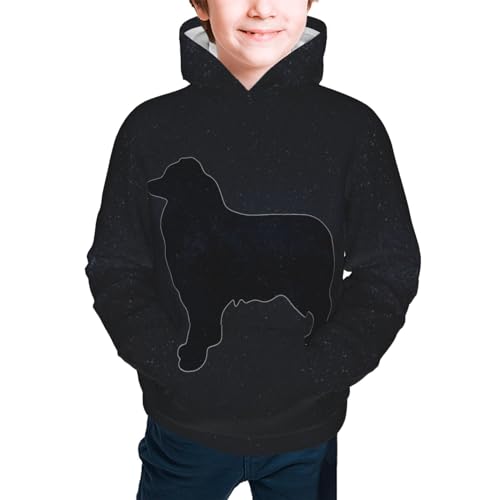 Golden Retrieve Boy, Girls Sports Shirt Youth Pullover Fashion Hooded Sweatshirt