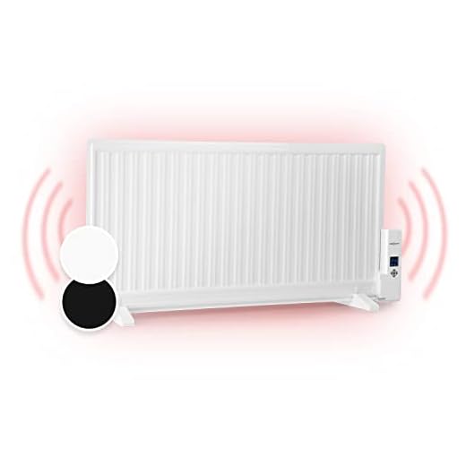 Oneconcept Radiador Electrico Bajo Consumo Pared, Radiador Aceite para Casa Silencioso, Estufa de Aceite 1000W con Termostato, Radiadores Bajo Consumo Electricos, Portátil con Control Táctil