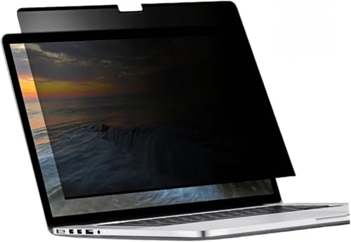 Brevynx Easy On/Off Magnetic 360 Privacy Screen Filter Compatible with Macbook Neo 13 inch(A3404) Anti Glare Laptop Privacy Screen Shield- UV block