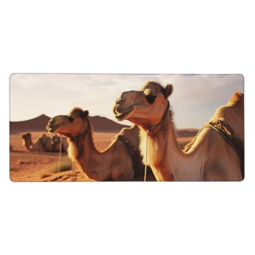 Tapis de souris pour clavier étendu et imperméable avec bords cousus