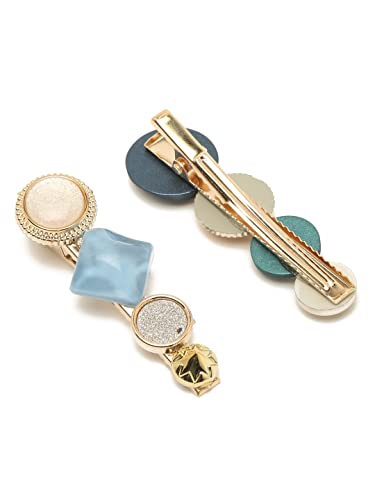 Plated Combo of 8 Hair Clips & Pins for Women