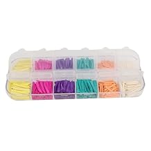 Dental Wooden Wedges, Colorful Dental Wedges Kit with Storage Case, for Dental Restoration600 PCS-Colored