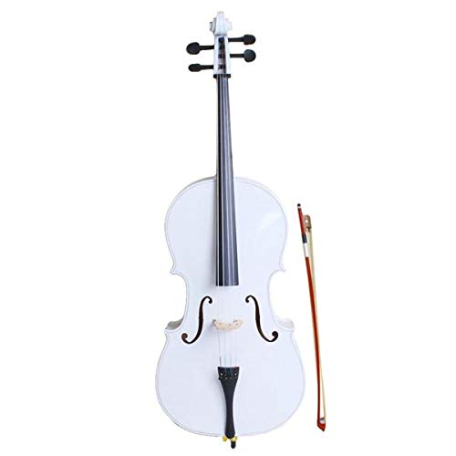 Violins 4/4 Wood Cello Bag Bow Rosin Bridge White #TOP7