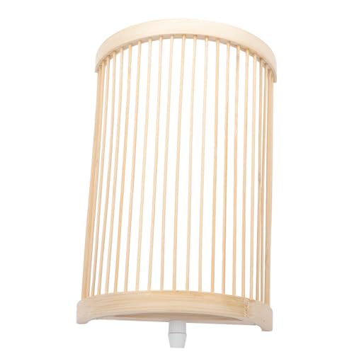 Lámpara de pared de bambú beige ORFOFE de diseño simple y aplique creativo