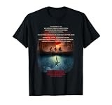 Stranger Things Upside Down Poster Oficialmente Autorizado Camiseta