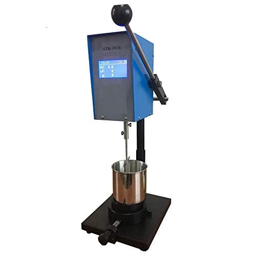 Stormer Viscosity Meter Tester Digital Rotary Viscometer with Range 40.2 to 141.0KU Accuracy 2.00% Temperature Value Ku Value g Value CP Value Time Value