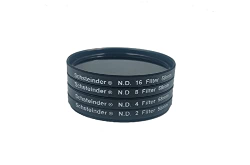 Image of 58mm Neutral Density ND Filter 2 /4 /8 /16 Kit with 4 Pocket Carry Pouch for Nikon 18-55mm /55-100mm /55-250mm /D3000 /D3100 /D3200 /D5000 /D5100 /D5500