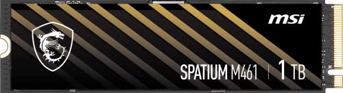 Image of MSI SPATIUM M461 PCIe 4.0 NVMe M.2 1TB Internal SSD PCIe Gen4 NVMe