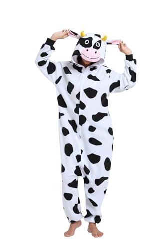 BGOKTA Onesie Pyjama Animal Costume Cosplay Unisex-Erwachsene Herbst und Winter Tier Pyjama
