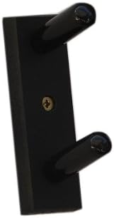 Miniatura 4 de Soporte de pared horizontal estándar para pistola de tirorifle de 3 pulgadas, negro (fabricado en los Estados Unidos)