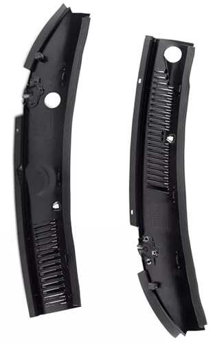 Windshield Cowl Cover Fit For 99-04 Improved Wiper Cowl Grille Black Plastic 2-Piece