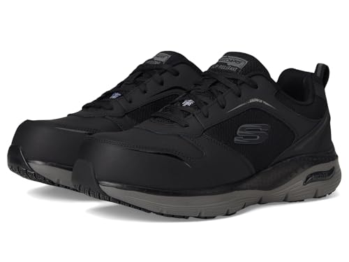 Skechers Arch Fit SR Comp Toe Black/Charcoal 10.5 Wide