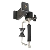 Jvjggag Gitarren-Kapodaster-Handyhalterung, verstellbares Akustikinstrument-Zubehör, Gitarren-Handyhalterung, für Ukulele, Live-Übertragung, Videoaufnahme, Musikunterricht