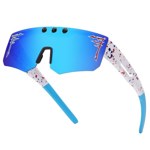Image of ACEXPNM Polarized Fit Over Glasses Flip Up Sunglasses for Men Women, Wrap Around Goggles for Driving Cycling Fishing