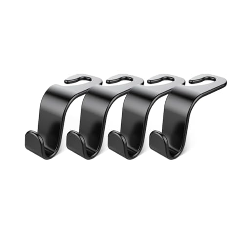 Kit 4 Ganchos Suporte Sacola E Cabide Para Banco Veicular Ajuste ...