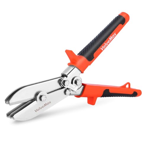 ValueMax 5-Blade Hand Crimper Gutter Crimping Tool and Sheet Metal Crimper for 22-28 Gauge Stainless Steel HVAC Ductwork Downspouts Stove Pipes Rust-Resistant Ergonomic Handle
