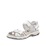 Rieker Damen Sandalen 68853-90 metallic Gr. 39