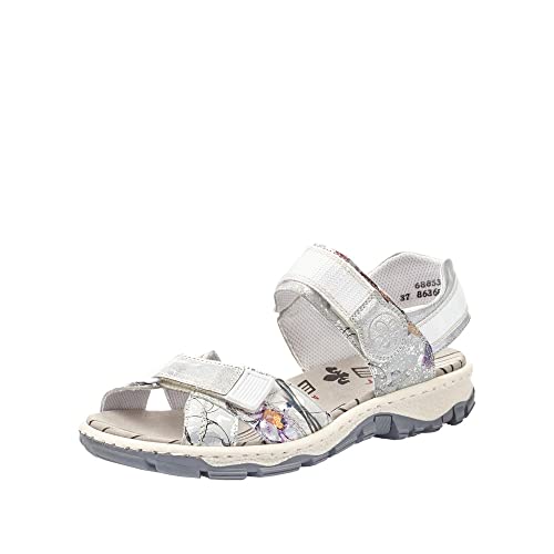 Preisvergleich Produktbild Rieker Damen Sandalen 68853-90 metallic Gr. 39