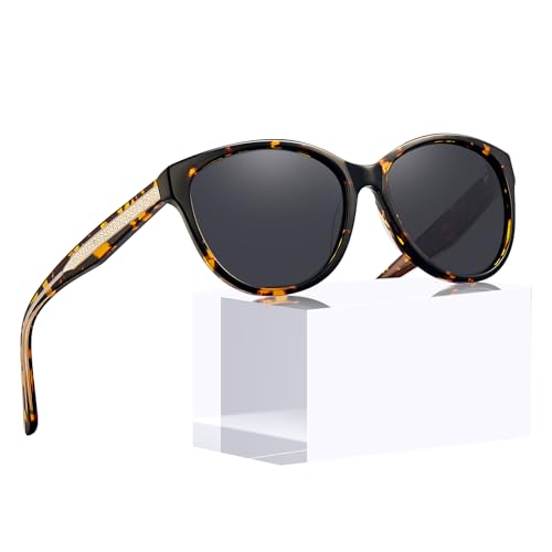 CARFIA-Vintage-Womens-Sunglasses-Polarised-UV-Protection-for-Driving-Outdoor-Travel-Acetate-Frame