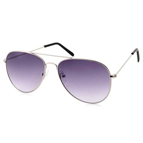 grinderPUNCH Oversized Classic Retro Metal Frame Aviator Sunglasses for Women Men