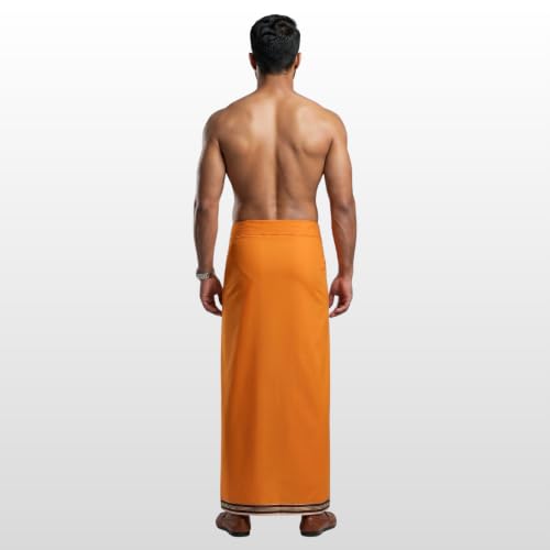 Image of Men's Cotton Lungi | Soft Breathable Wrap Around Lungi | Comfortable Daily & Home Wear for Men