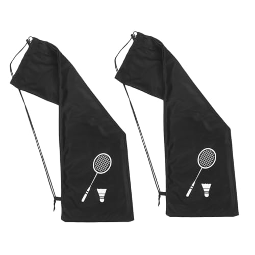 Bolsa para raqueta de bádminton Holibanna unisex con protección de terciopelo grueso, 2 piezas