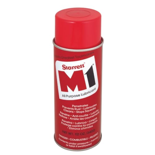 Starrett M1 Industrial Quality All-Purpose Lubricant, 12 oz.