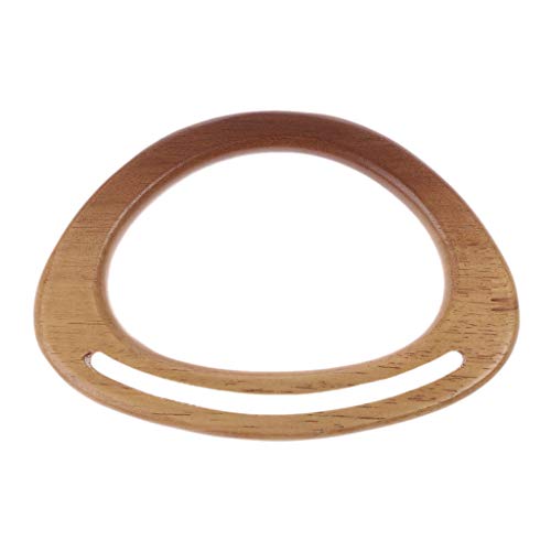 Yajiun - Asas para Bolso de Mano de Madera, asa de Bolso para Bolso de Mano, Bolso de Mano