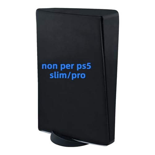 Wigearss Copertura Antipolvere Protettivo Impermeabile per PS5 Console, Non per PS5 Slim/PS5 Pro