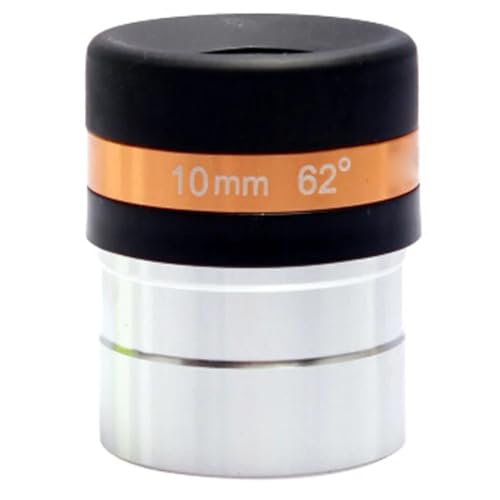 Oculaire télescope 1.25 pouces 10mm 62 degrés pour admirer les cratères de la Lune en famille