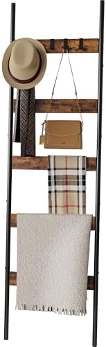 Blanket Ladder, 5-Tier Towel H...