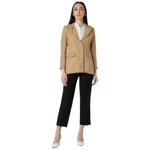 Image of Van Heusen Women's Regular Fit Casual A-line Coat, polyester blend