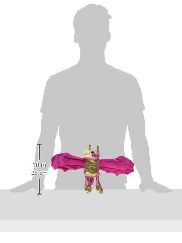 Wild Republic Huggers, Golden Dragon Plush Toy, Slap Bracelet, Stuffed Animal, Kids Toys, 8 inches