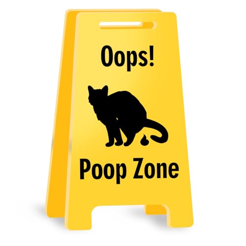 Funny Office Desk Accessories Decor Oops! Poop Zone Acrylic Humorous