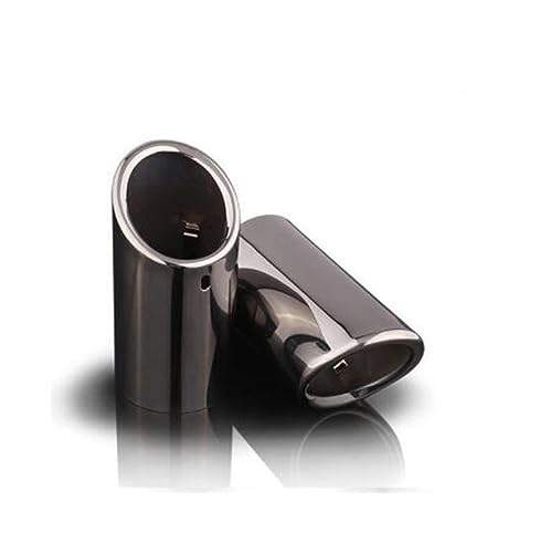 Pot d'échappement de voiture pour Audi A4 B8 et Q5 en acier inoxydable chromé (2 pièces)
