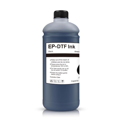 Encre DTF pour personnaliser vos t-shirts en coton avec le film Pet 1430 et L1800