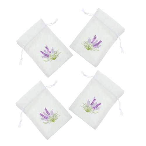 4 bolsas de saquitos con cordón para lavanda miniatura 1