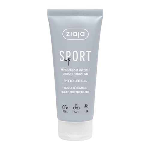 SPORT Phyto Leg Gel, Refrescante para Piernas Cansadas, Textura Ligera, Efecto Frío, 100 ml de ZIAJA