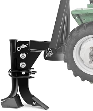 Hitch Mounted Ripper Trencher & Pipelayer Bundle - One-Person Trench & Lay, 12.5"-18.5" Adjustable Shank, Fits 3-Point ATV/UTV, Lays PE Pipe, Cable, Wire up to 1.25", w/ Replaceable Teeth & U-Bolts