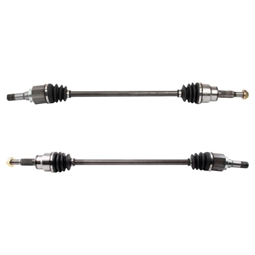 Image of TRQ Rear Driver and Passenger Side CV Axle Assembly Set 2 Piece Compatible with 2011-2019 Ford Explorer AWD 2014-2019 Police Interceptor Utility 2013 Police Interceptor Utility AWD