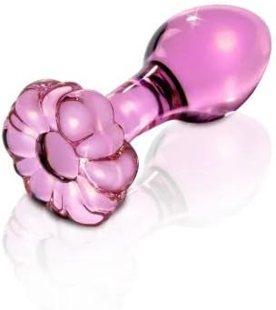 Icicles No 48 Tapón de cristal rosa