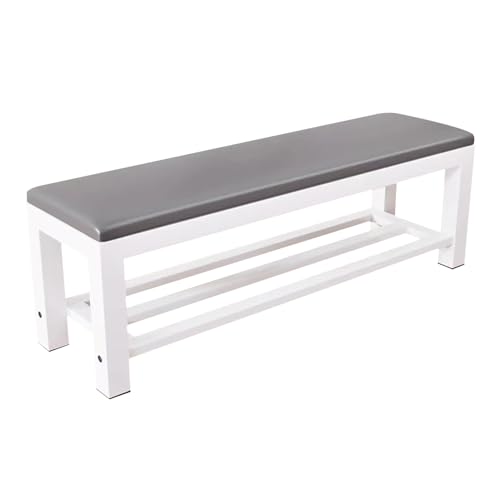 Banc à chaussures blanc avec coffre de rangement de chambre