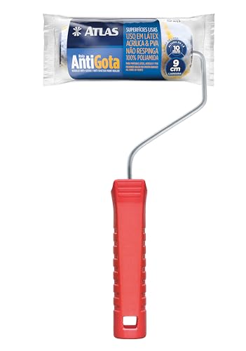 Atlas - Rolo Anti-gota Produzido em Poliamida de 9cm com Manta de 10mm de Altura